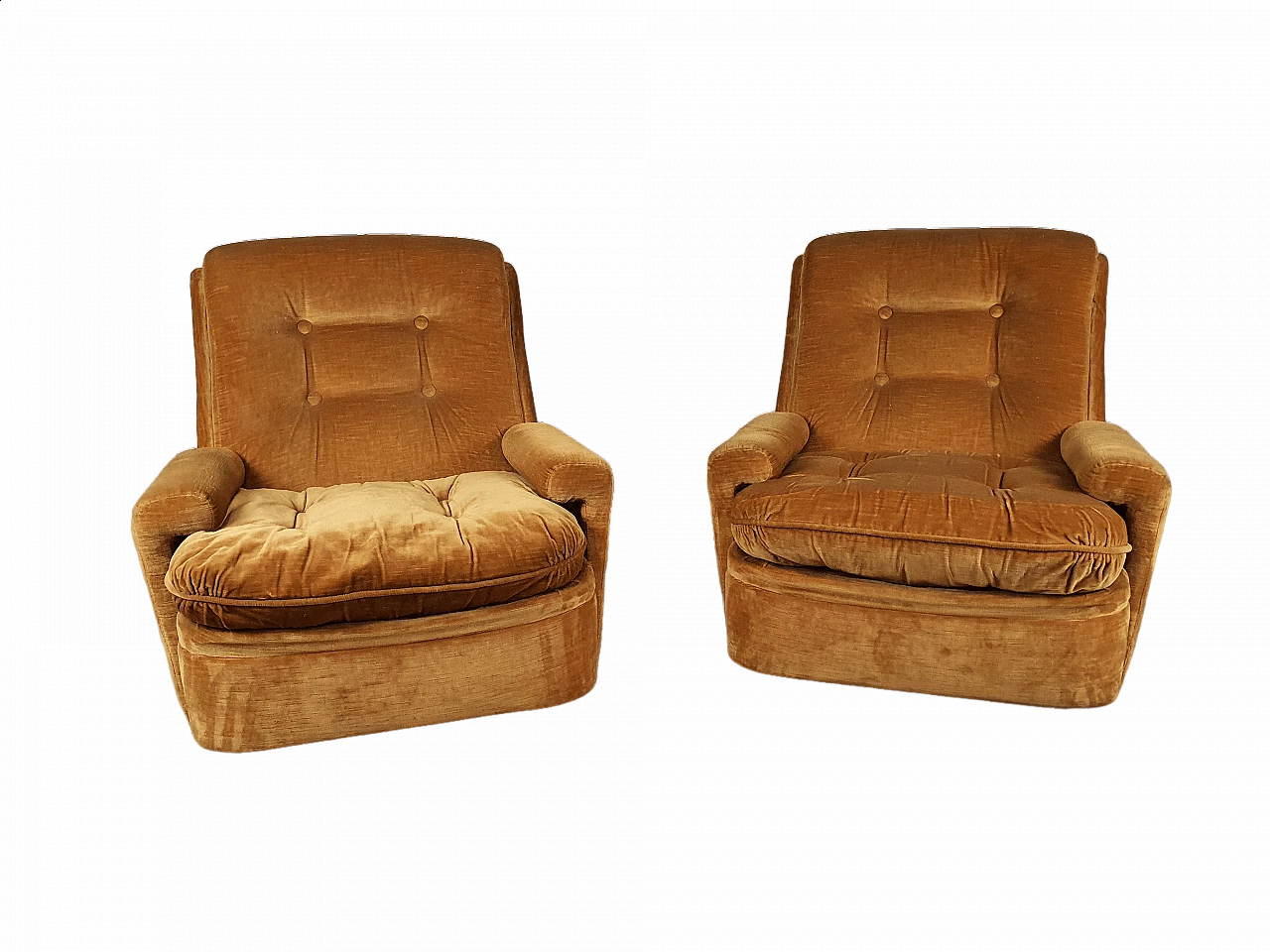 Pair of armchairs model P44 branded Astor, 1960s 22