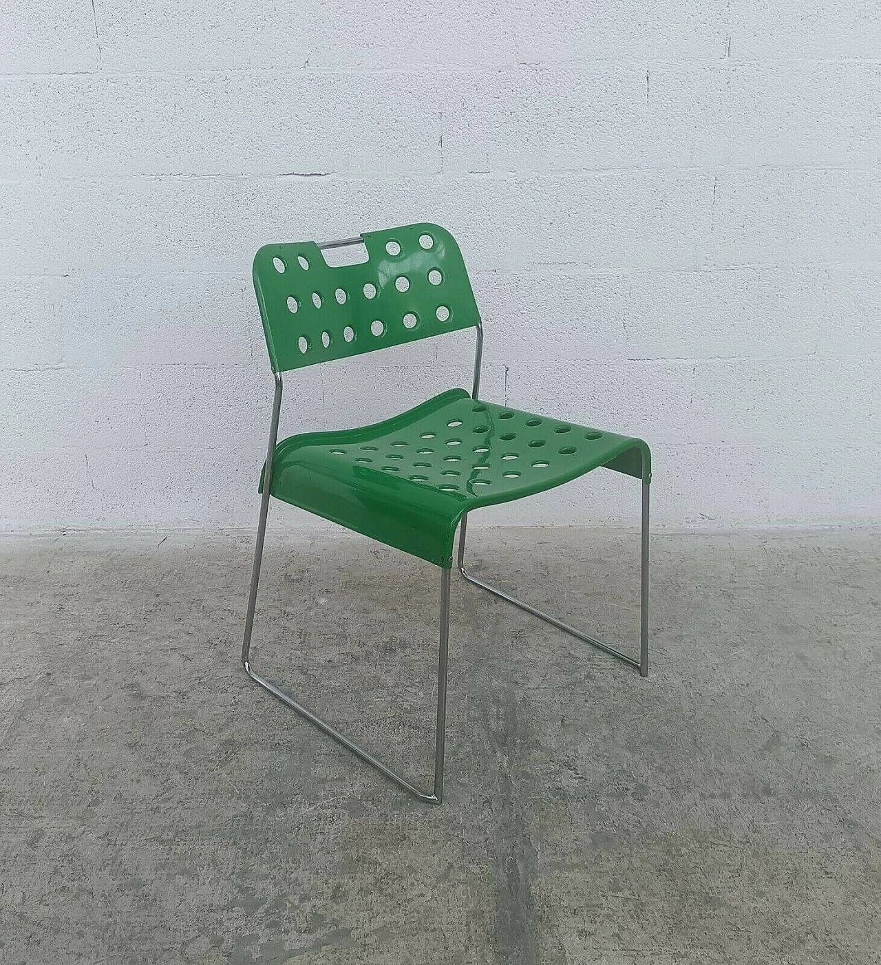 4 Chairs Omkstak by Rodney Kinsman for Bieffeplast, 1970s 7