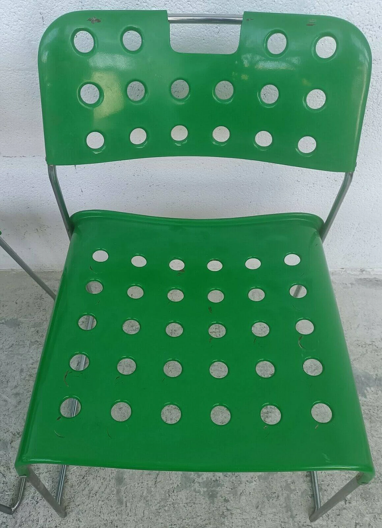 4 Chairs Omkstak by Rodney Kinsman for Bieffeplast, 1970s 11