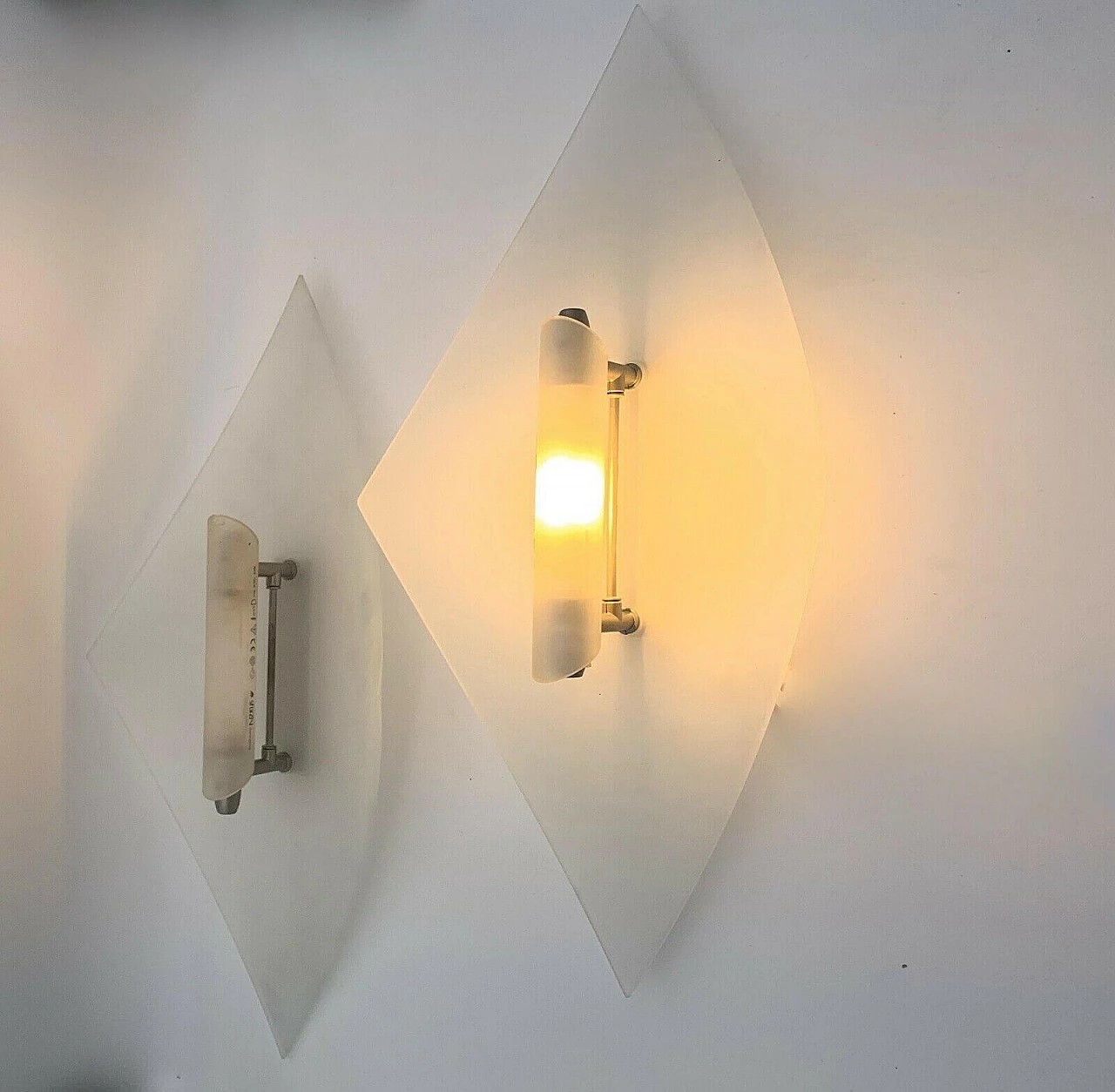 Coppia di applique in ferro di Sforzin, anni 2000 6