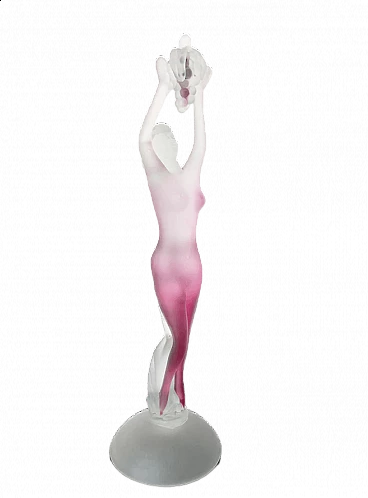 Female nude in Murano glass, 1960s