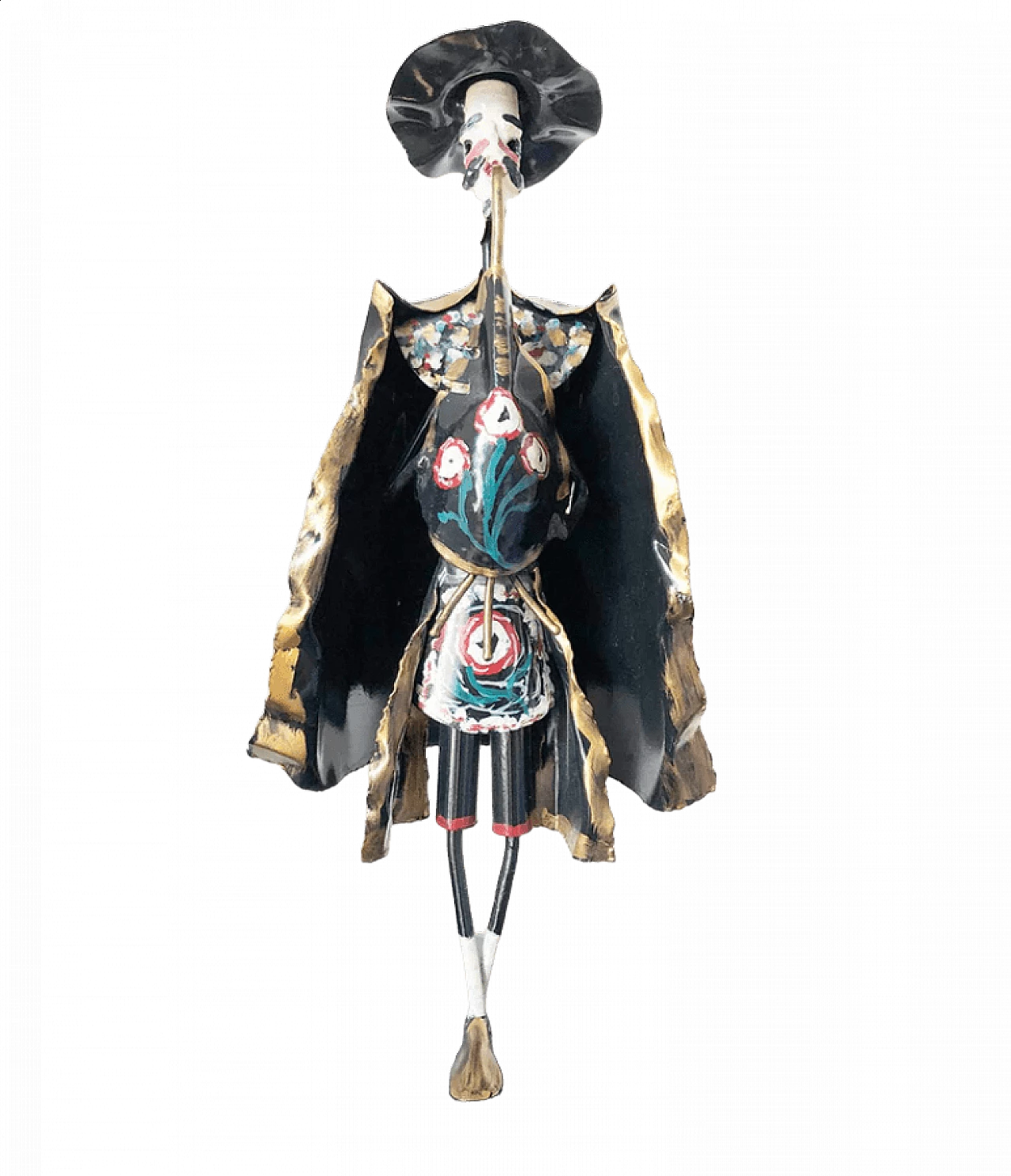 Don Quixote by Giovanni Grittani, iron sculpture, 1980s 5