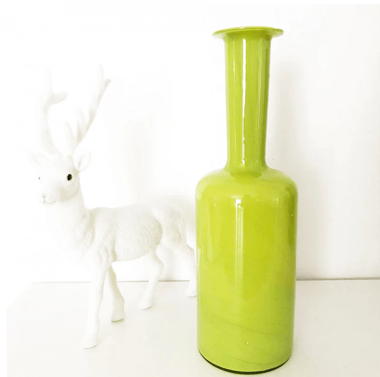 Kastrup Holmegaard glass vase, 1960s 1