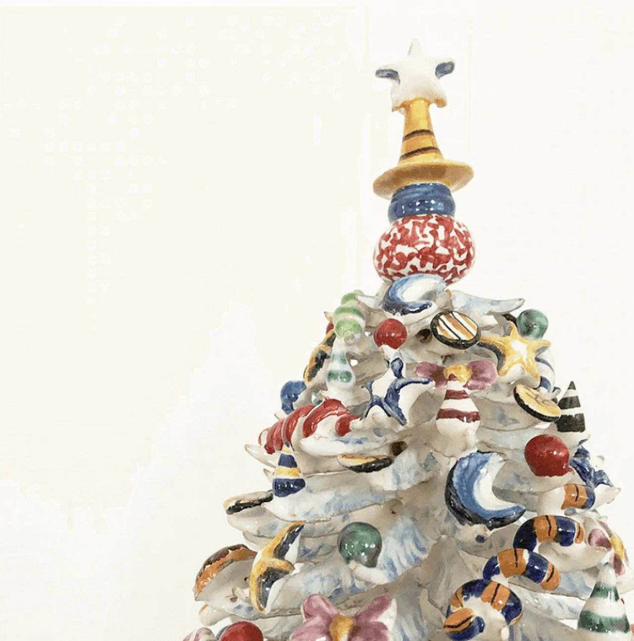 Caltagirone ceramic Christmas tree, 2000s 3