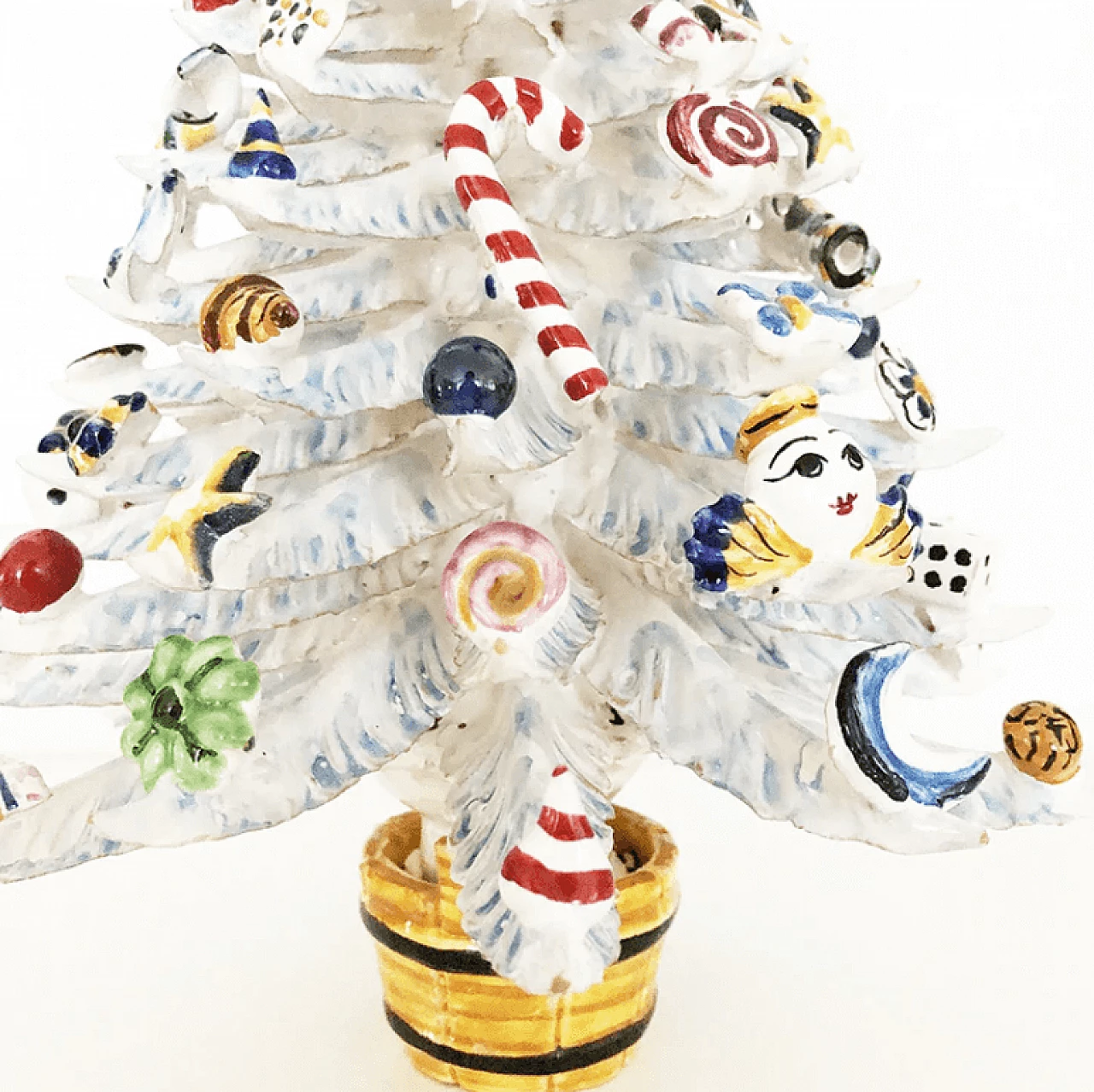 Caltagirone ceramic Christmas tree, 2000s 4