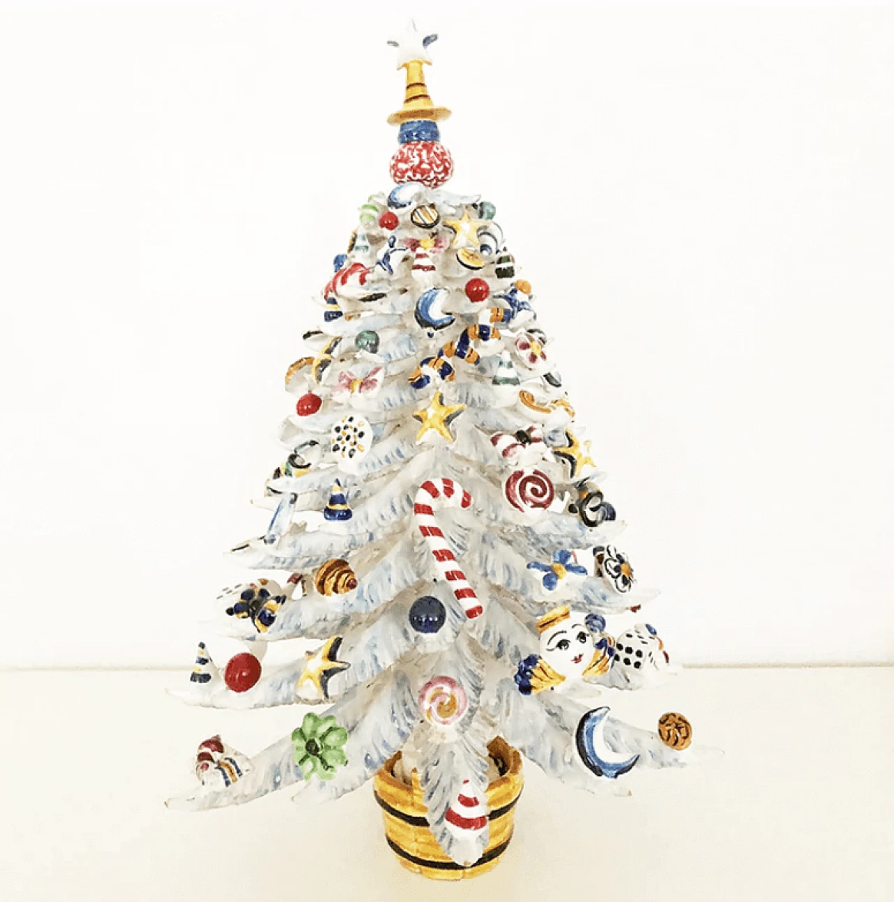 Caltagirone ceramic Christmas tree, 2000s 5
