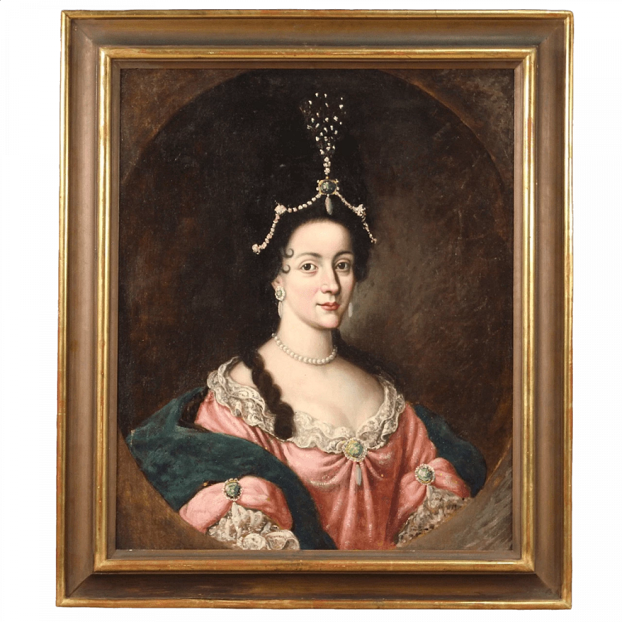 Nobile dama, ritratto olio su tela, '700 13