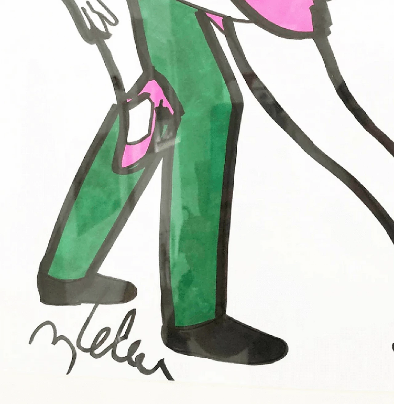 Opera unica certificata di Marco Lodola 5