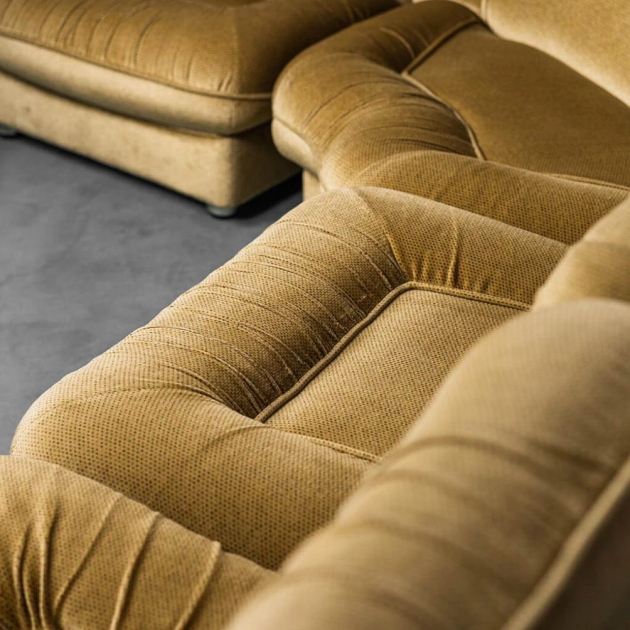 Modular sofa with coffee tables, 1970s 2