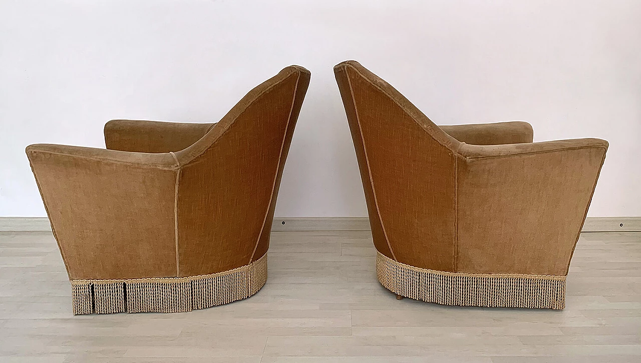 Pair of armchairs by Ico Parisi for Ariberto Colombo, 1950s 6