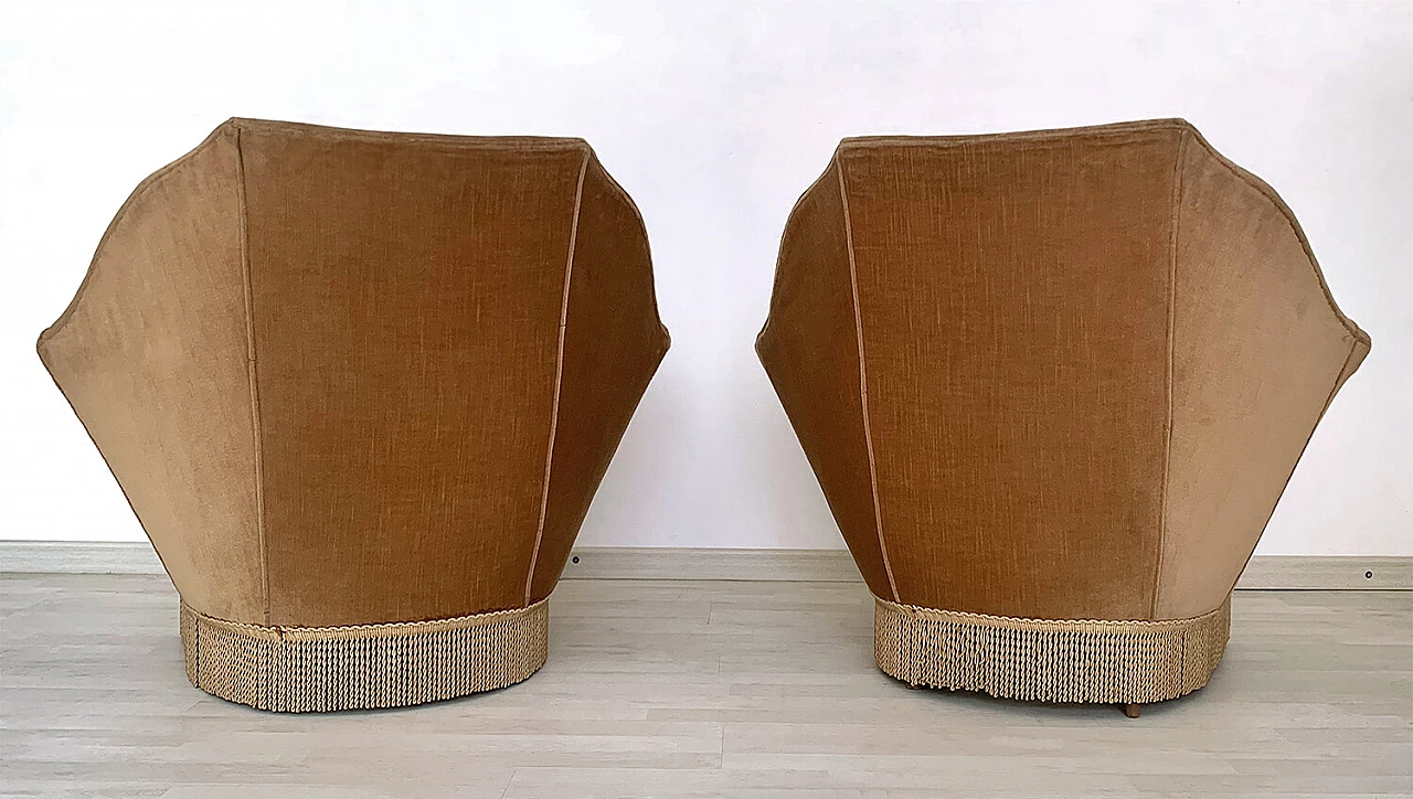 Pair of armchairs by Ico Parisi for Ariberto Colombo, 1950s 7