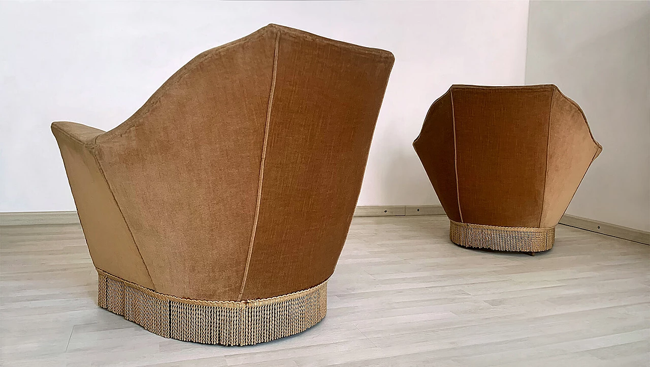 Pair of armchairs by Ico Parisi for Ariberto Colombo, 1950s 10