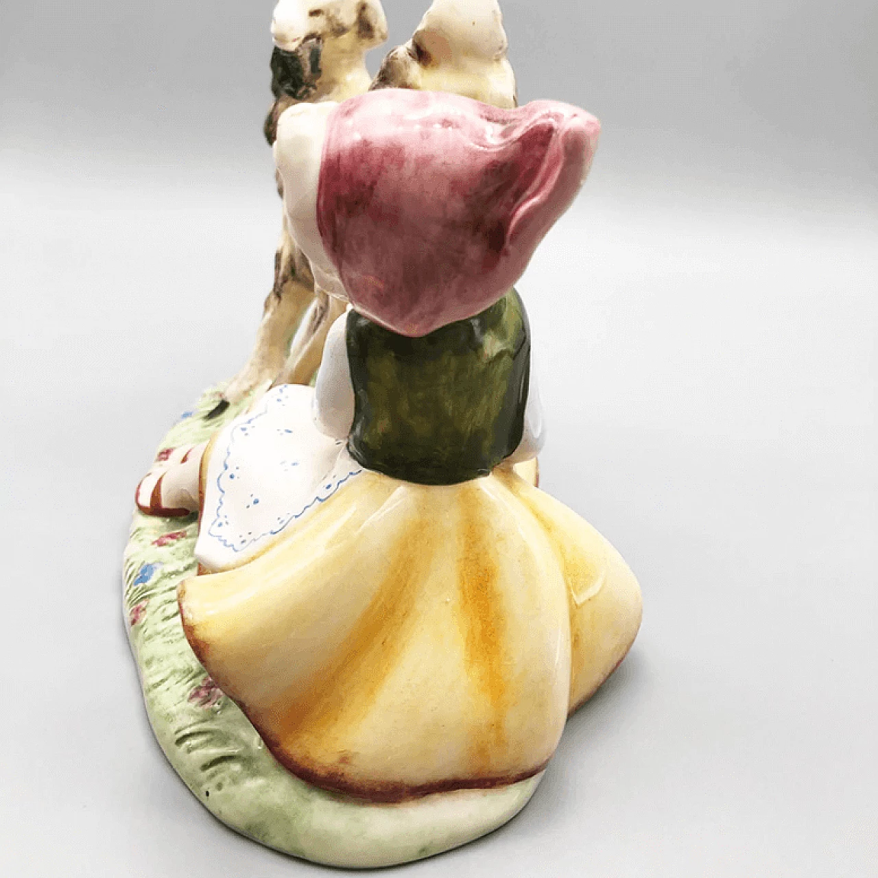 Sculpture depicting a shepherdess in ceramic, 1950s 6