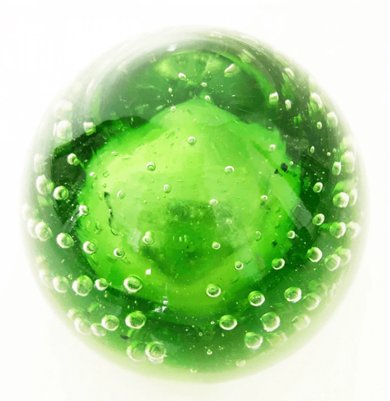 Fermacarte a sfera in vetro di Murano, anni '50 4