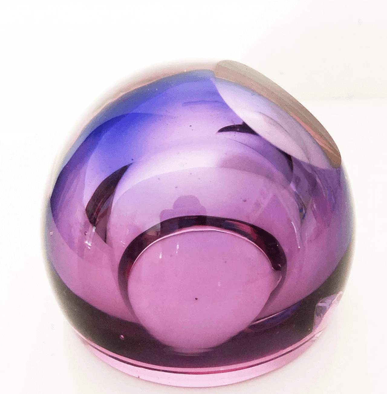 Purple Murano glass ashtray, 1960s 3