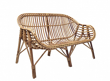 Bamboo bench, 1960s