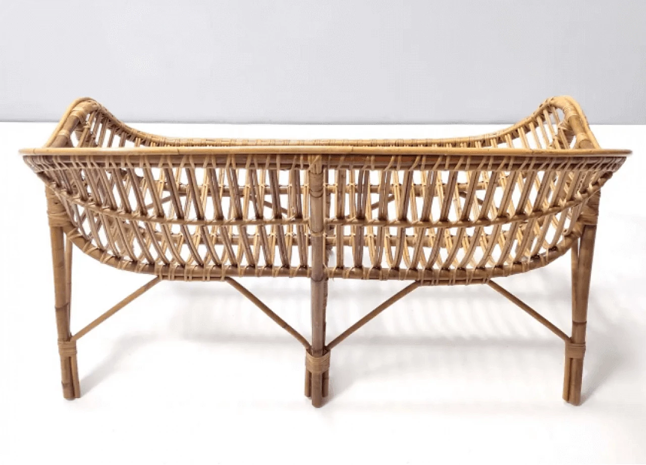 Bamboo bench, 1960s 5