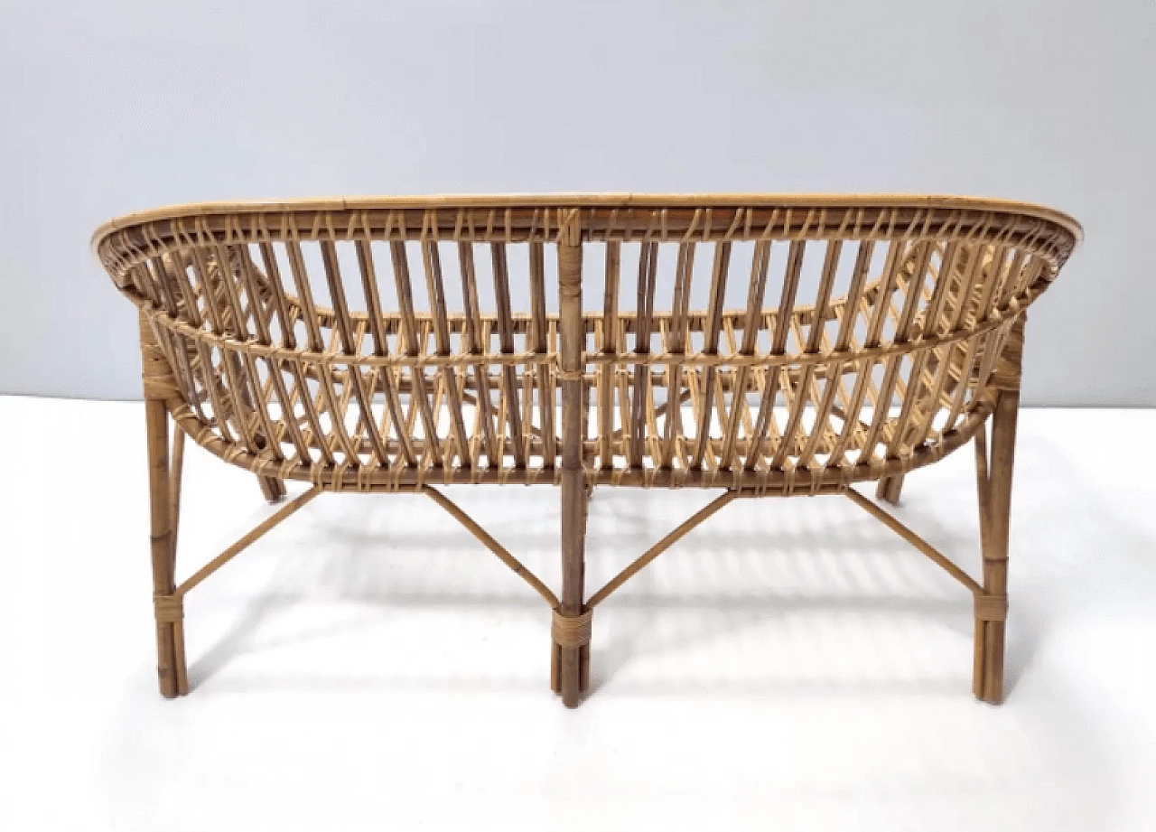 Bamboo bench, 1960s 6
