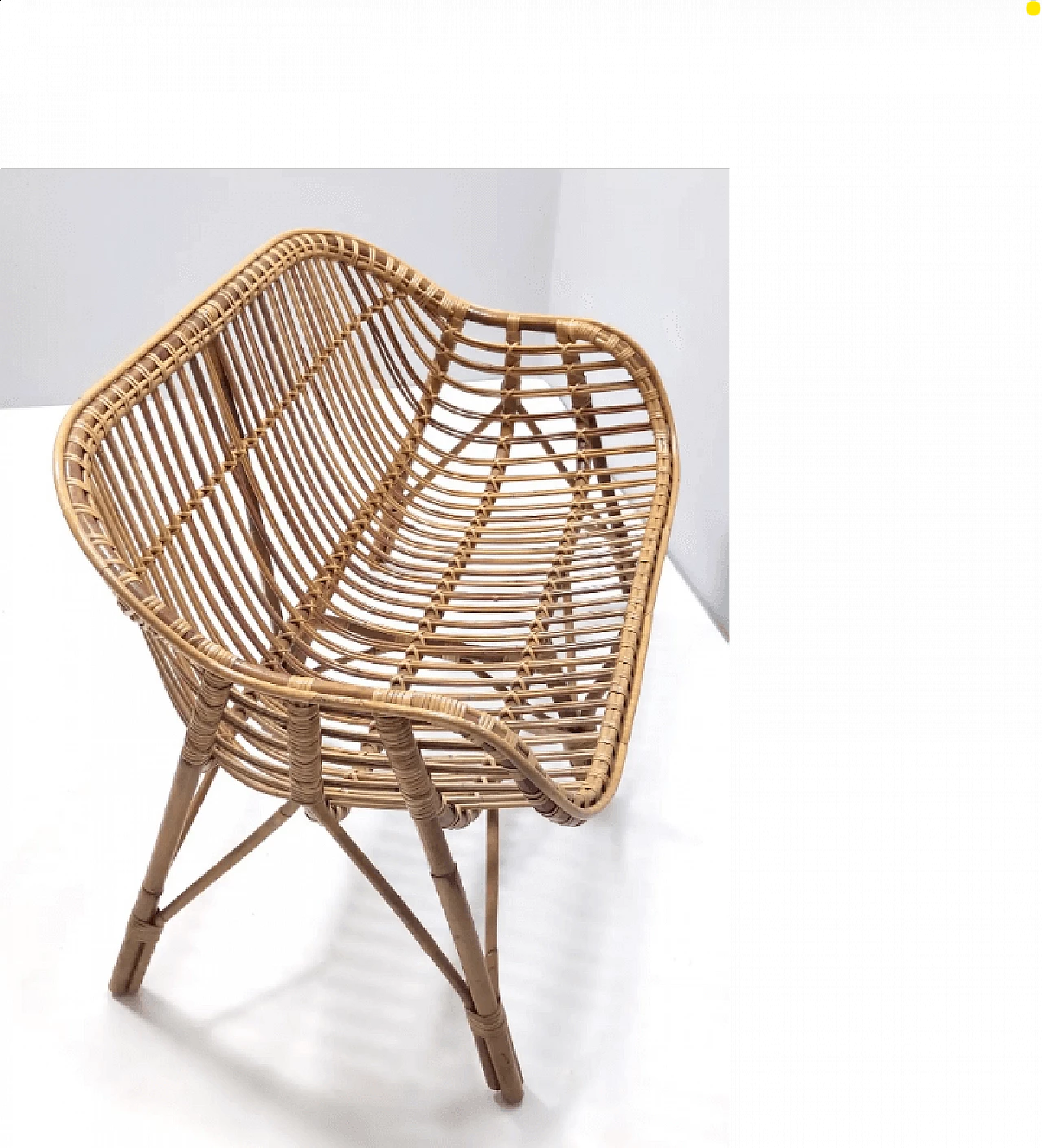 Bamboo bench, 1960s 8