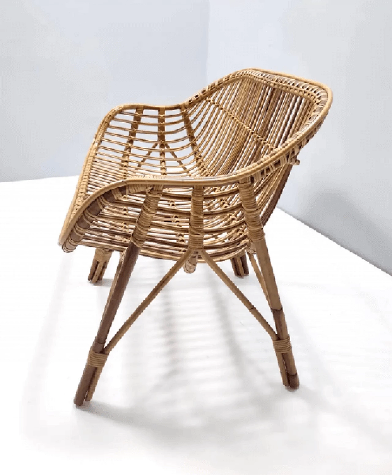 Bamboo bench, 1960s 10