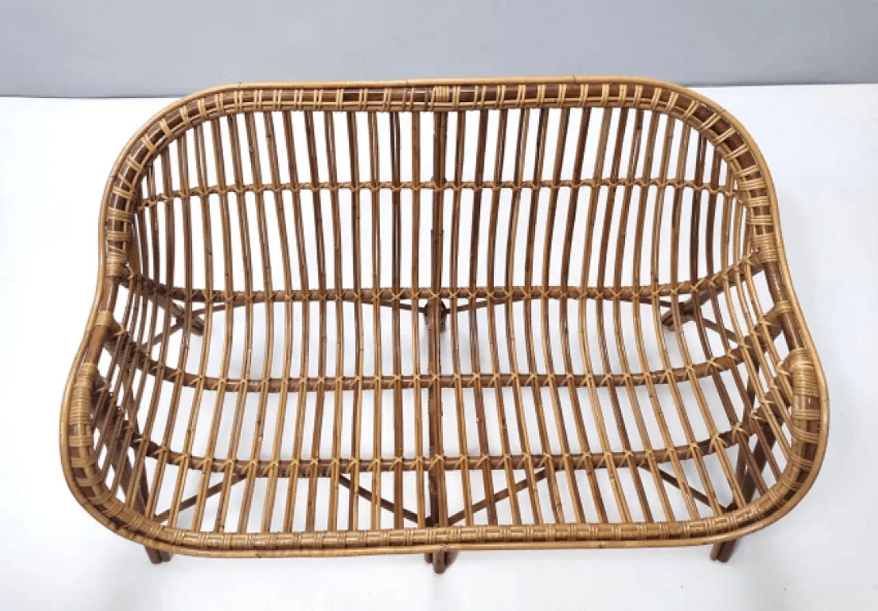 Bamboo bench, 1960s 11