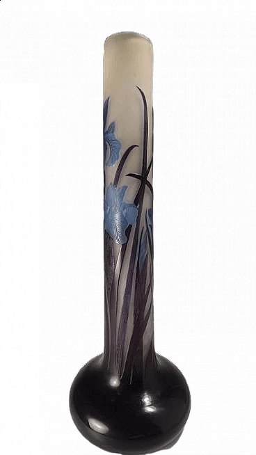 Vaso in vetro multistrato Gallé, anni '20