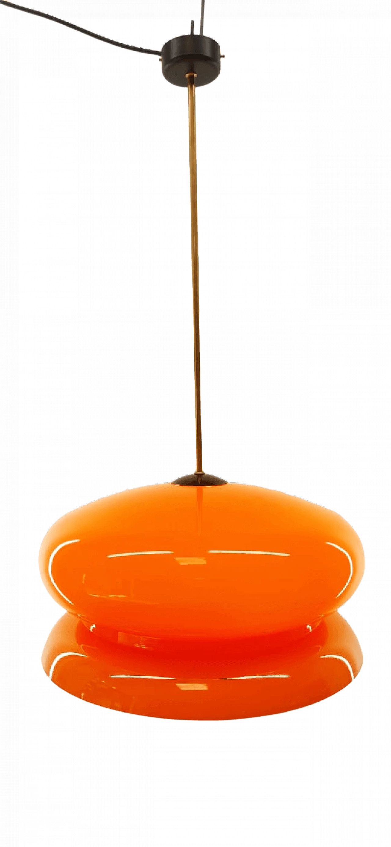 Polycarbonate dome chandelier, 1970s 5