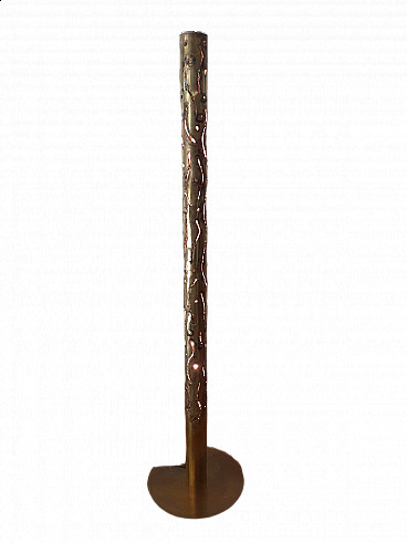 Sputnik brass floor lamp, 1970s