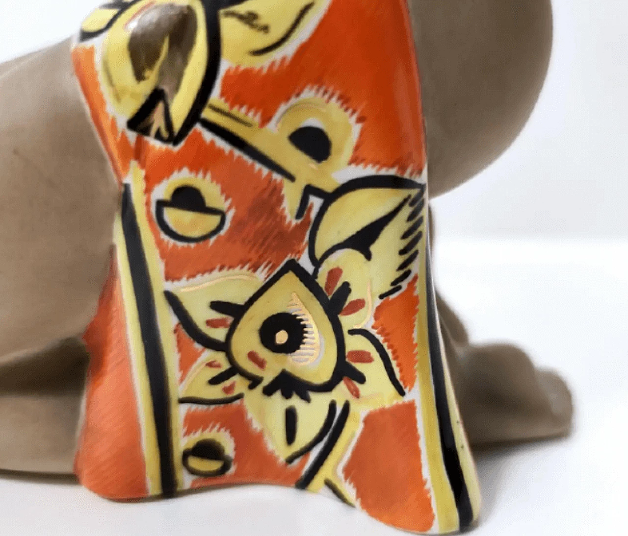 CIA Manna, Samara, female semi-nude ceramic sculpture, 1950s 14