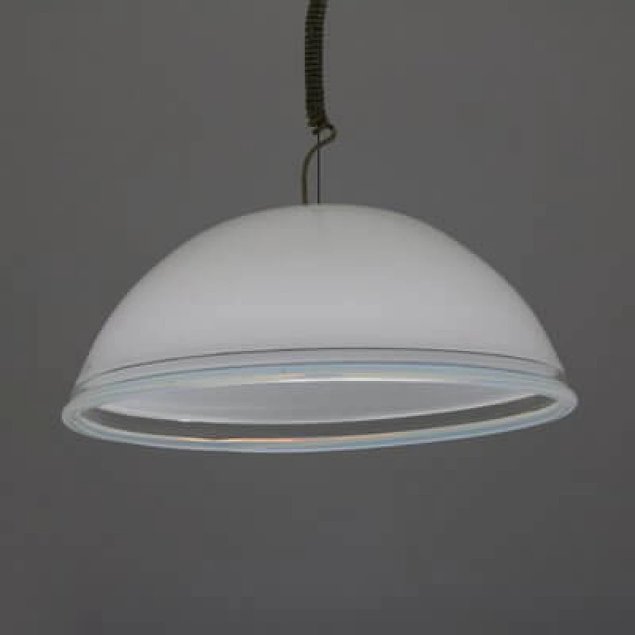 Pair of chandeliers in the style of Leucos, 1970s 2