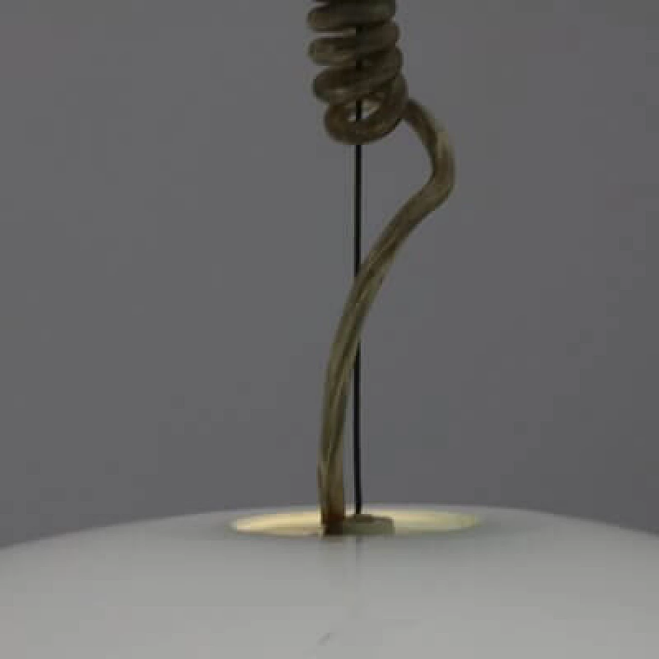 Pair of chandeliers in the style of Leucos, 1970s 8