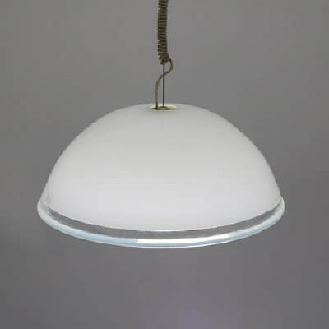 Pair of chandeliers in the style of Leucos, 1970s 11