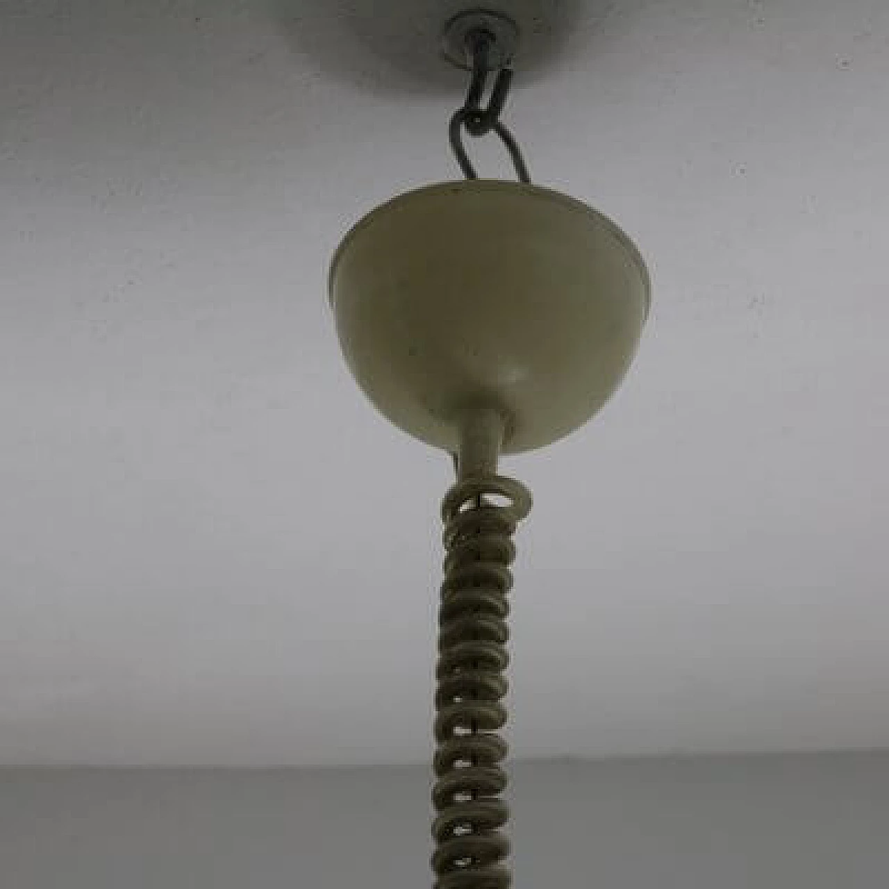 Pair of chandeliers in the style of Leucos, 1970s 12