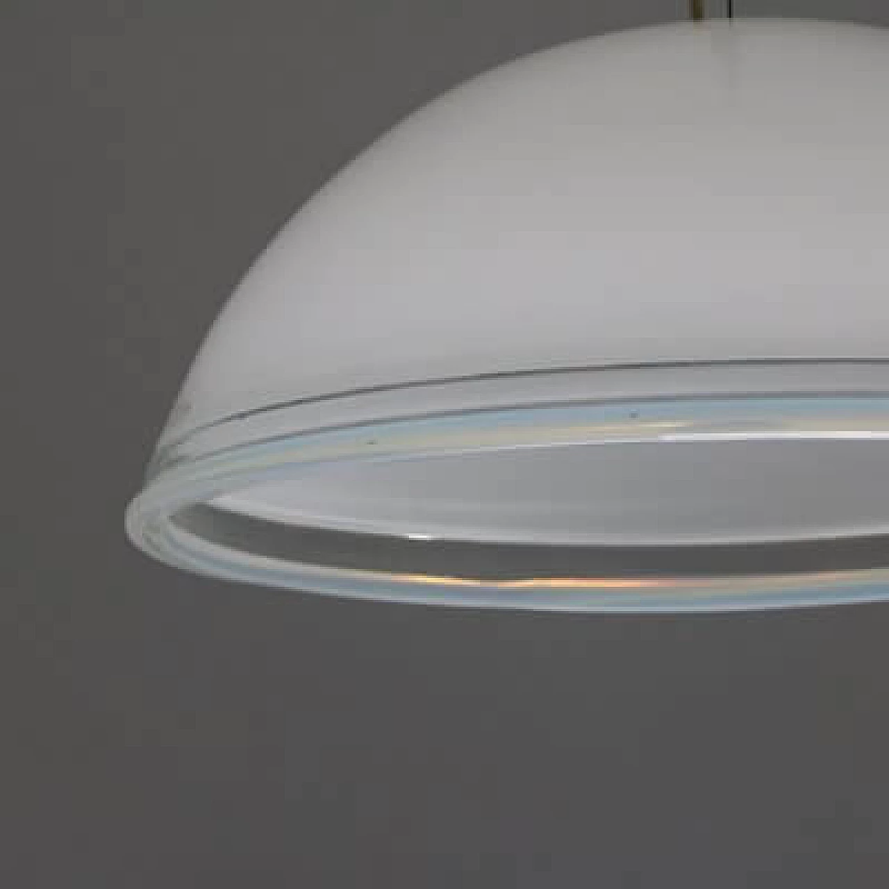 Pair of chandeliers in the style of Leucos, 1970s 14