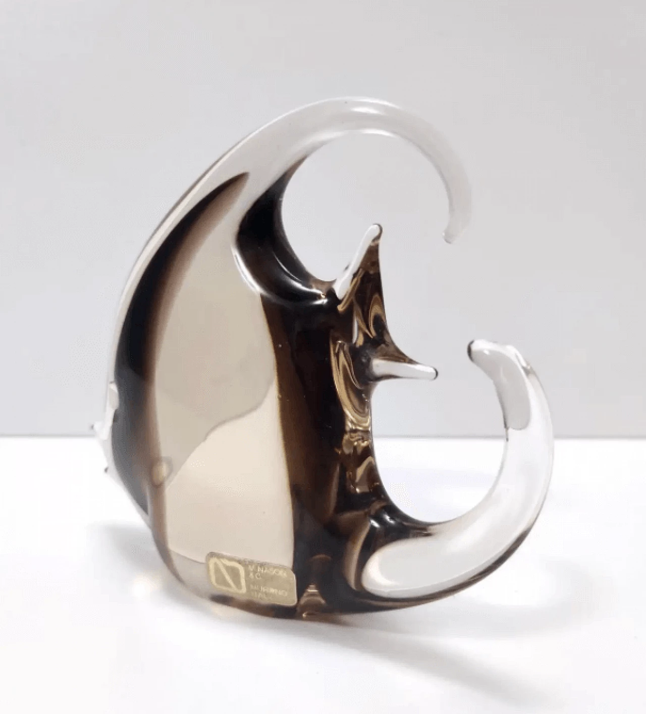 Murano glass fish-shaped sculpture by Vincenzo Nason, 1970s 5
