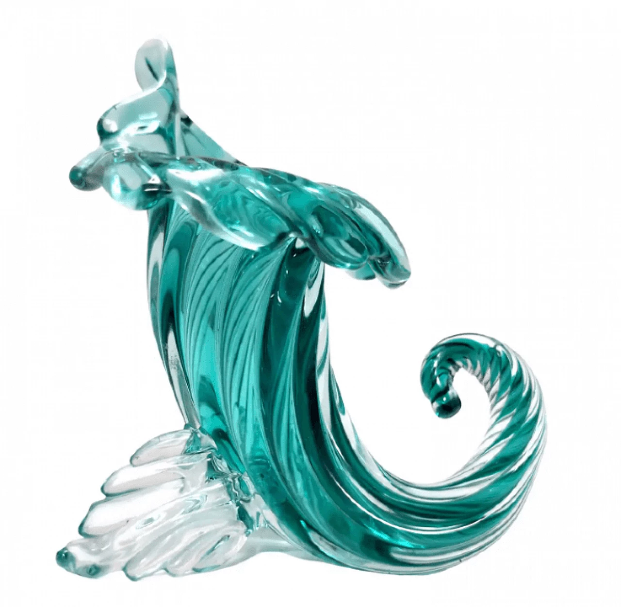 Murano glass cornucopia by Archimede Seguso, 1950s | intOndo