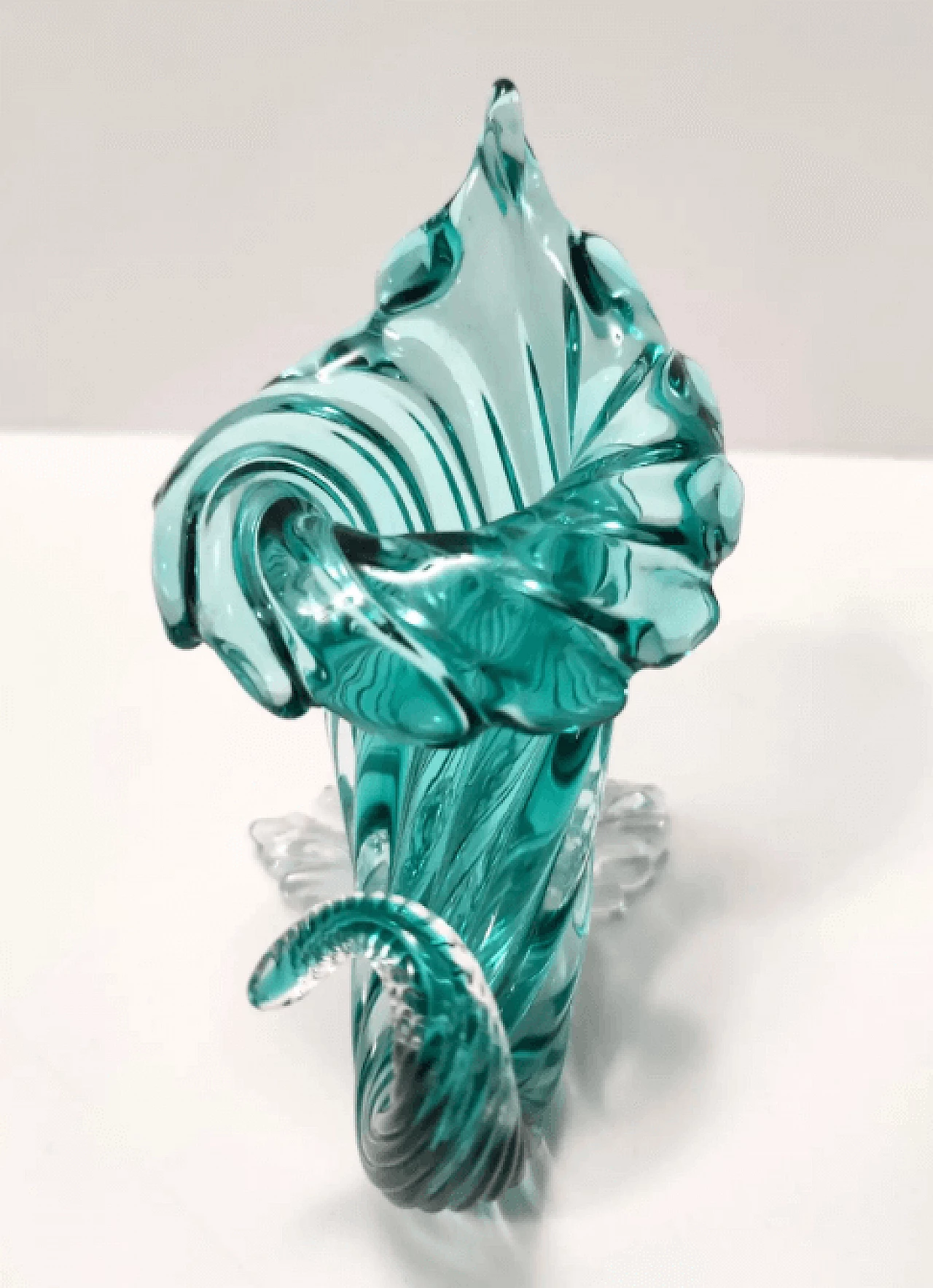 Murano glass cornucopia by Archimede Seguso, 1950s 6