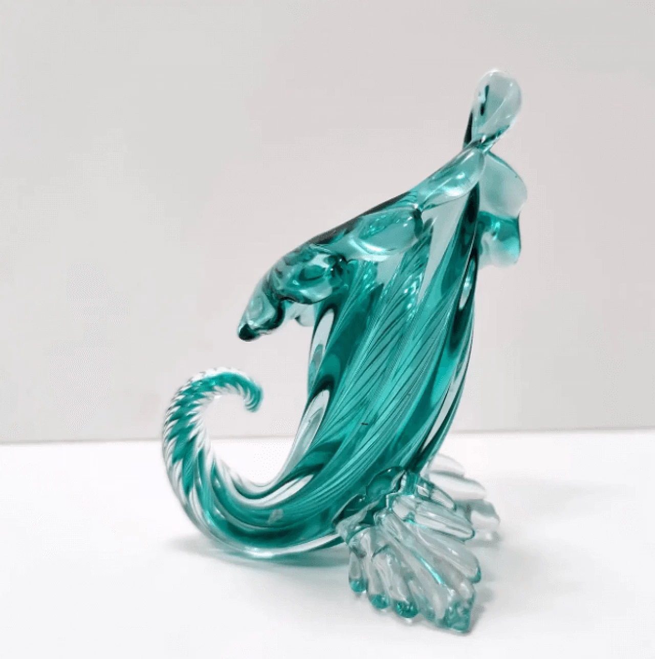 Murano glass cornucopia by Archimede Seguso, 1950s 9