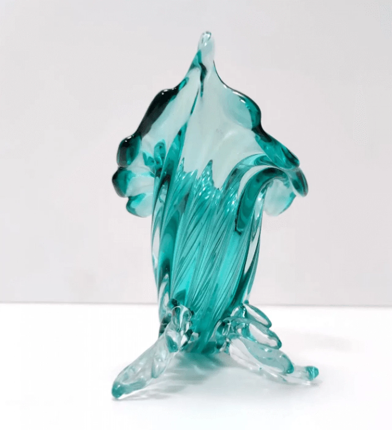 Murano glass cornucopia by Archimede Seguso, 1950s 10