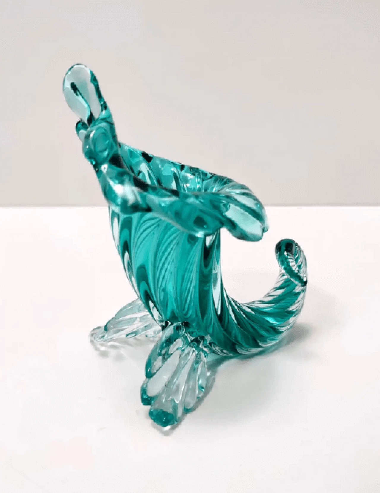 Murano glass cornucopia by Archimede Seguso, 1950s 11