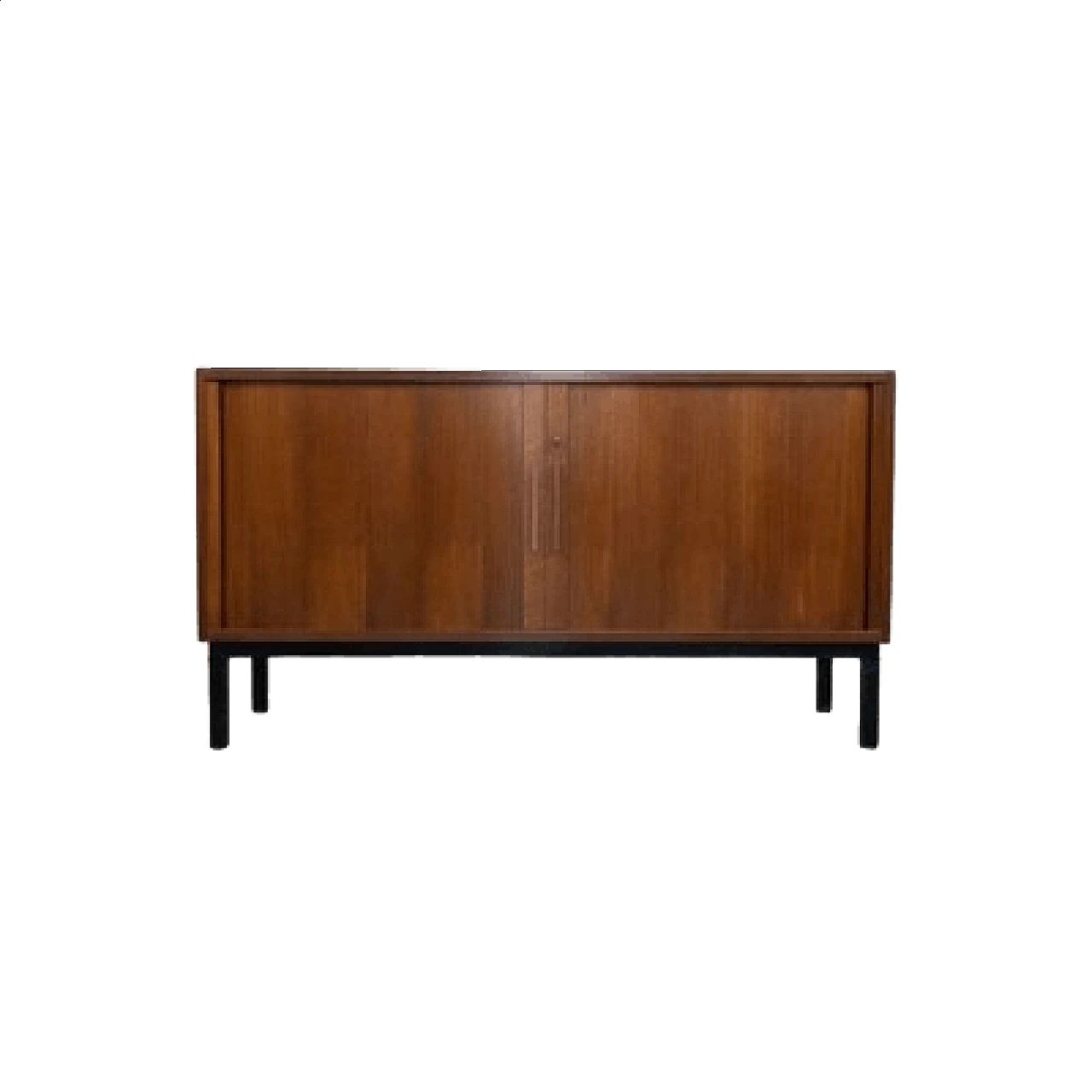 Small brass and teak sideboard, 1950s 33