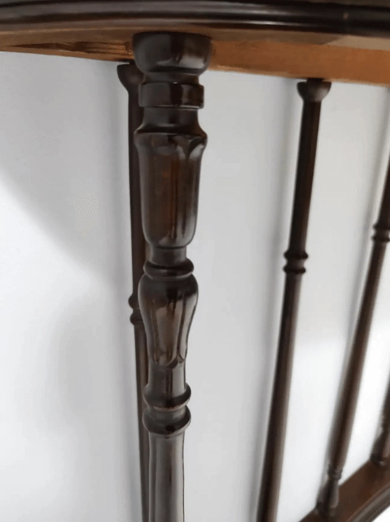 Consolle stile Neoclassico in faggio e marmo Rosa Portogallo, anni '60 14