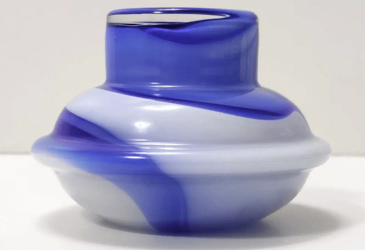 Wave by Carlo Moretti, Murano glass vase, 1970s 7