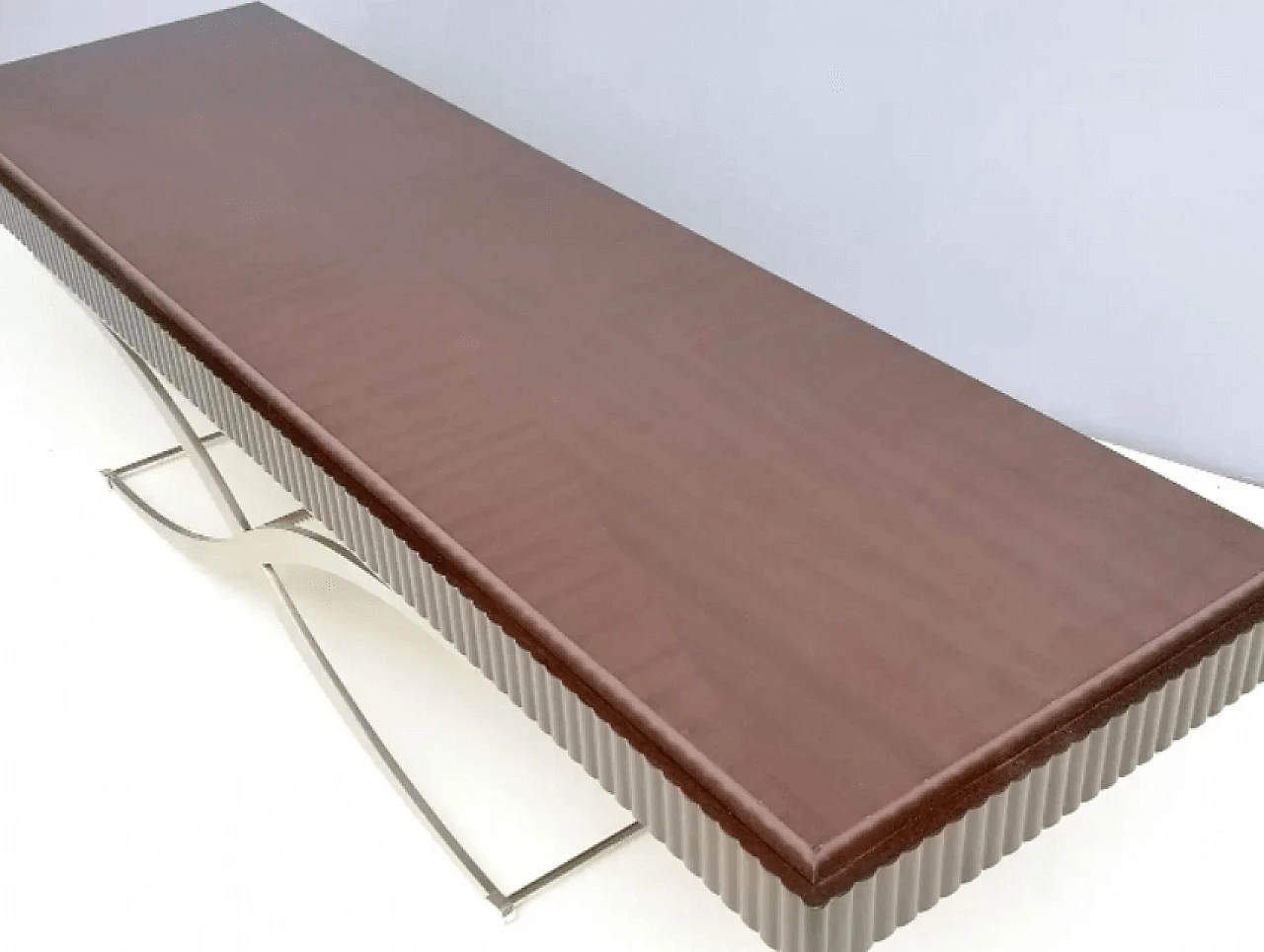 Tavolino d'appoggio in legno e acciaio, 2010 8