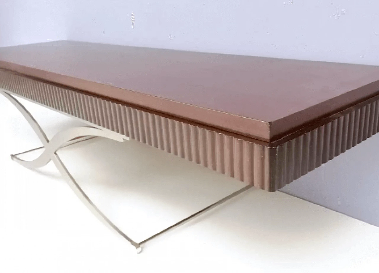 Tavolino d'appoggio in legno e acciaio, 2010 13