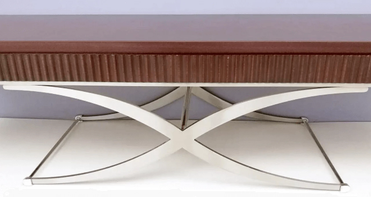 Tavolino d'appoggio in legno e acciaio, 2010 14