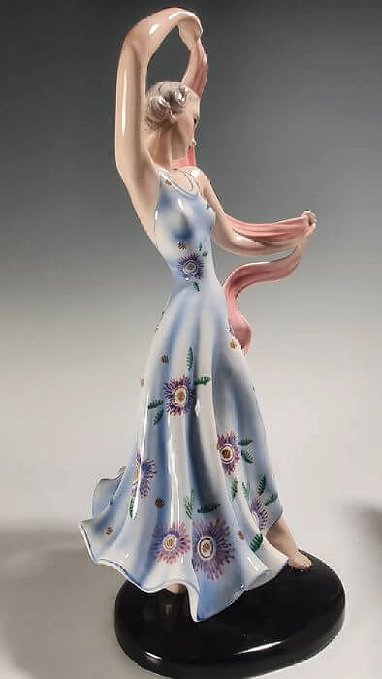 Decorative ceramic sculpture by Goldscheider and Claire Herczeg, 1930s 6