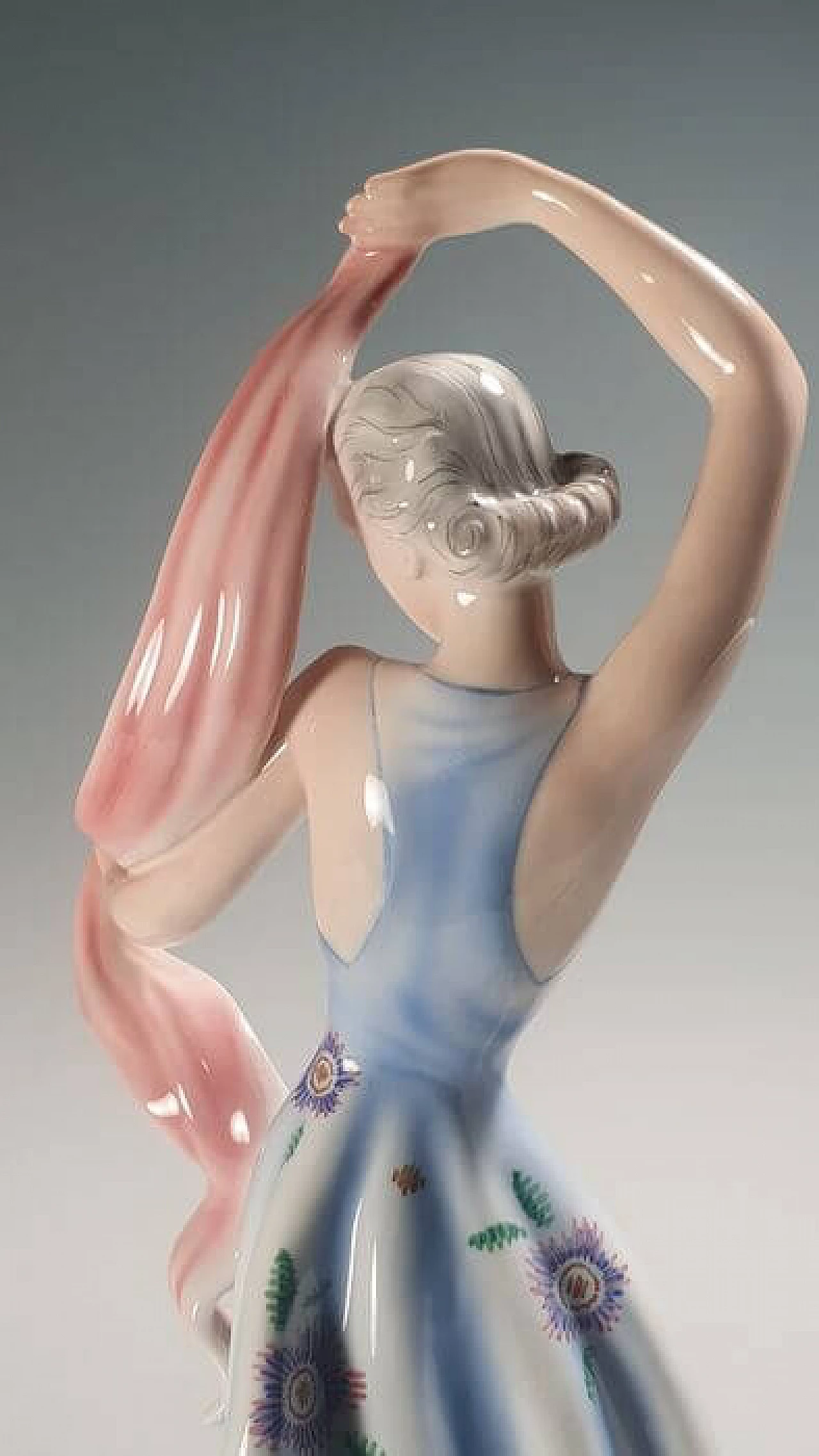 Decorative ceramic sculpture by Goldscheider and Claire Herczeg, 1930s 7