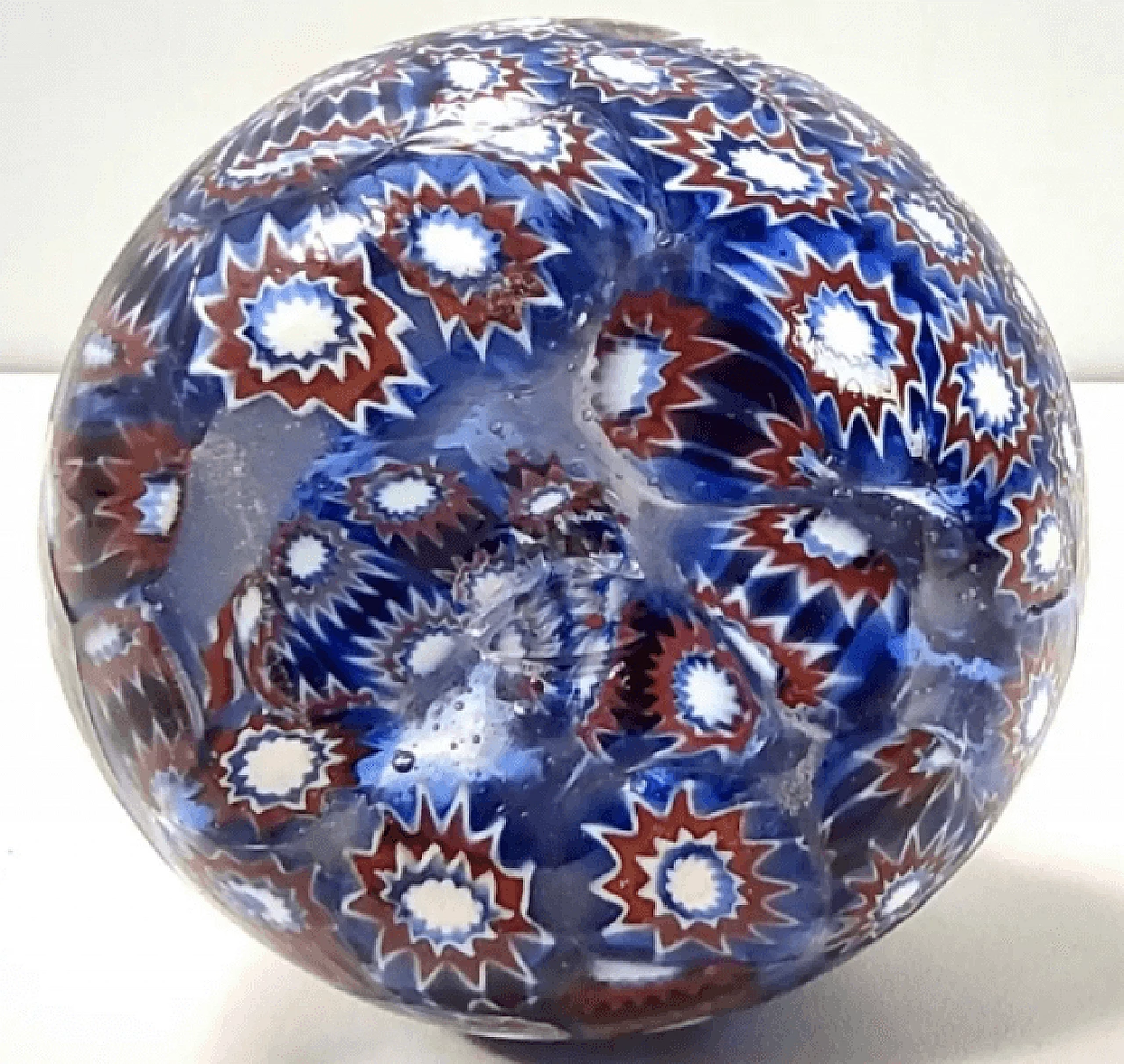 Murano glass vase with murrine attributed to Fratelli Toso, 1960s 15