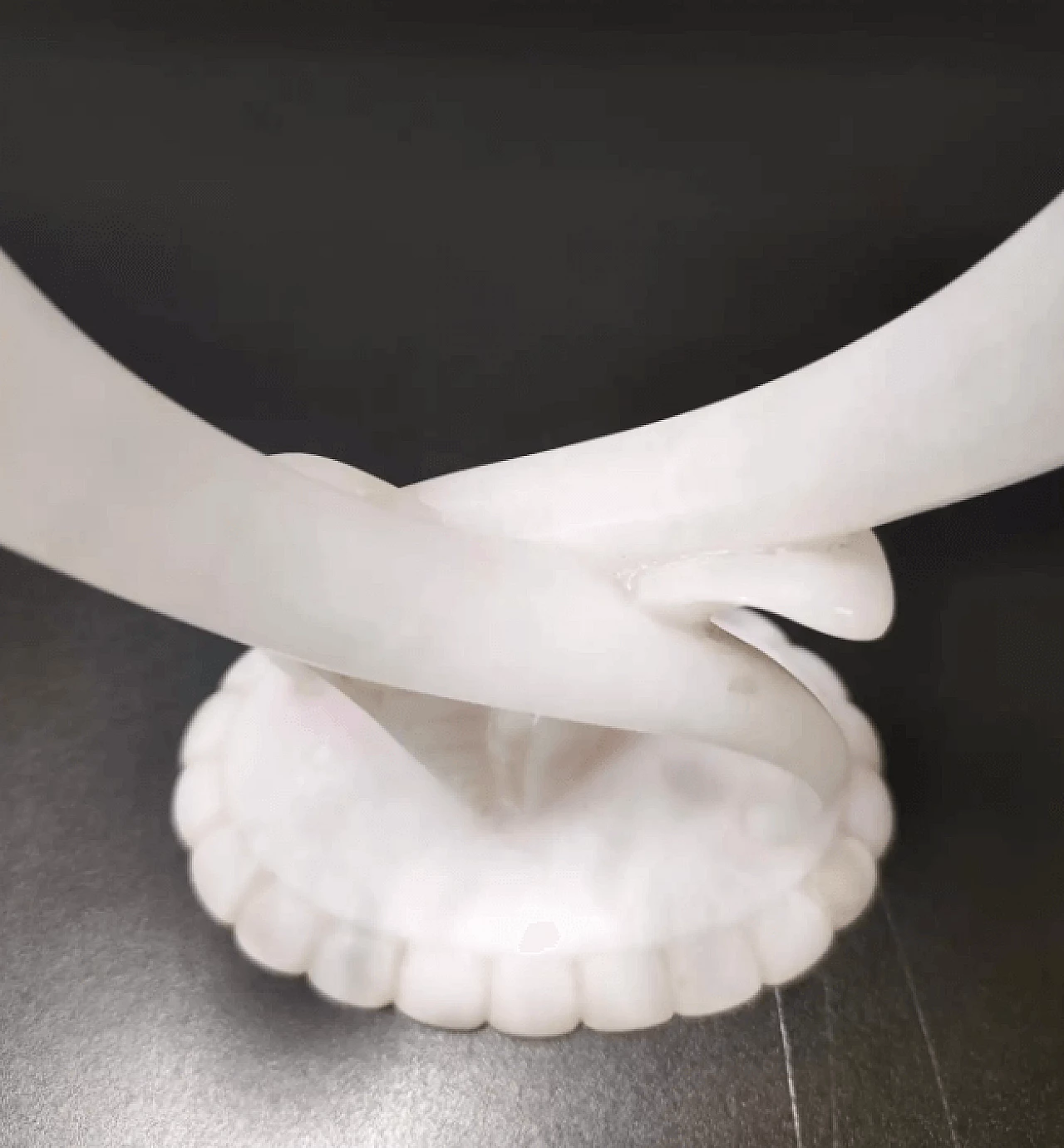 Pair of alabaster and onyx candelabra attributed to Tomaso Buzzi, 1940s 16